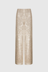 Amara Sequin Pants In Gold